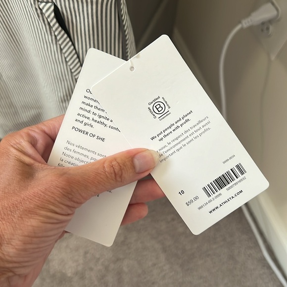 NWT Athleta Brooklyn Textured 16” Skort - Picture 2 of 9